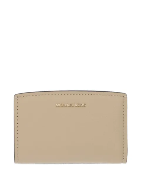 Michael Michael Kors logo-plaque bifold wallet Neutrals 32S5GYTZ2L