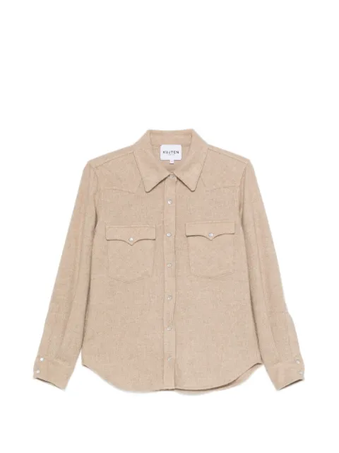 kujten Lumber button-up shirt Neutrals F4757