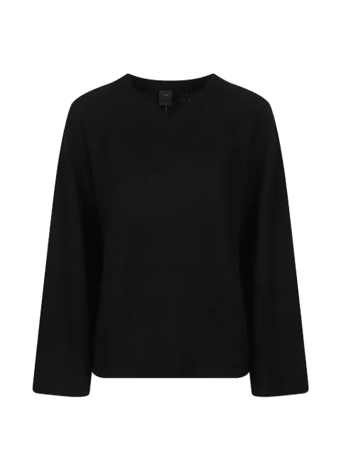 PINKO V-neck raglan-sleeve sweater Black 107207A3G1