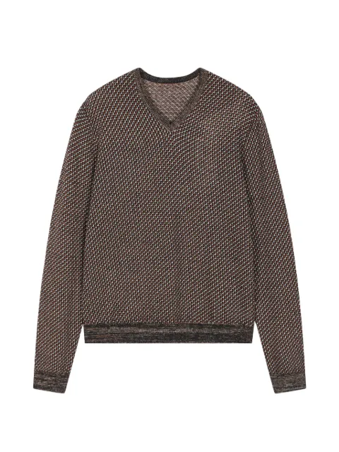 JNBY V-neck sweater Brown 5Q831292