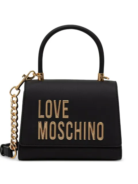 Love Moschino logo-lettering tote bag Black JC4024PP1PKD0