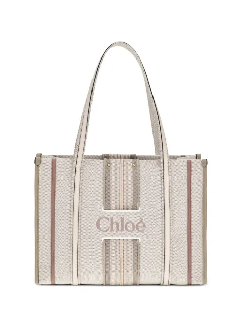 Chloé Woody Loop tote bag Neutrals CH26WS935T77