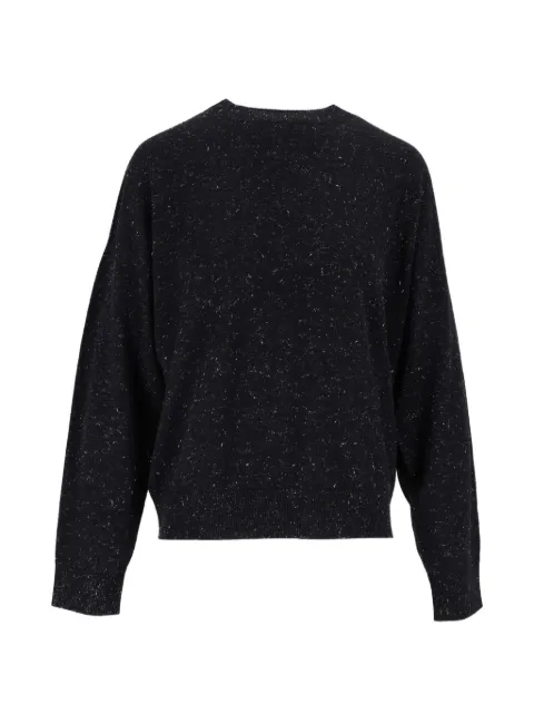 Peserico flecked-knit sweater Black A99269F1809771