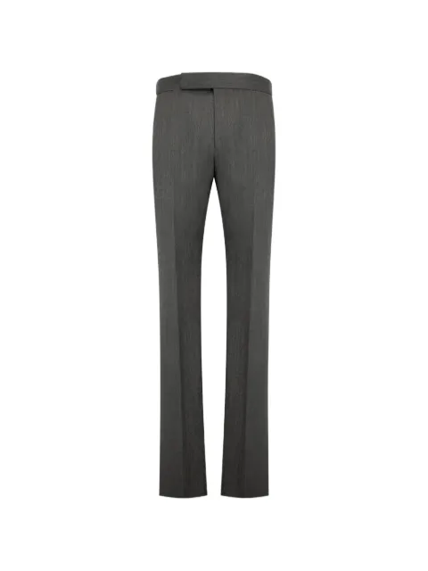 TOM FORD mouliné twill trousers Grey PLPT06W0150