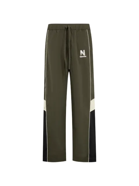 Nahmias Warm Up panelled track pants Green W111P50304