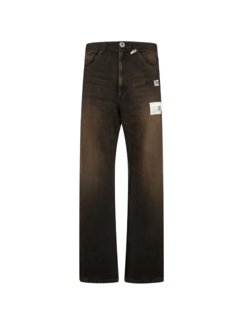 Maison MIHARA YASUHIRO Folded denim pants Black A17PT024