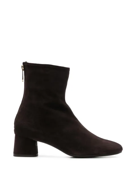 Pedro Miralles rear-zip ankle boots Brown 24264