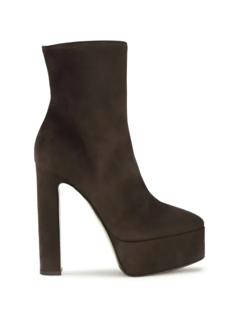 Le Silla Nora platform ankle boots Brown 7033G100RCPPVEL