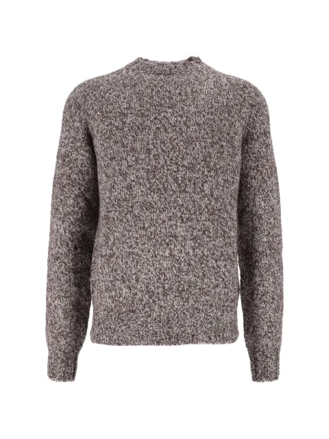 Ballantyne mouline raglan-sleeve sweater Brown B2P3273W060