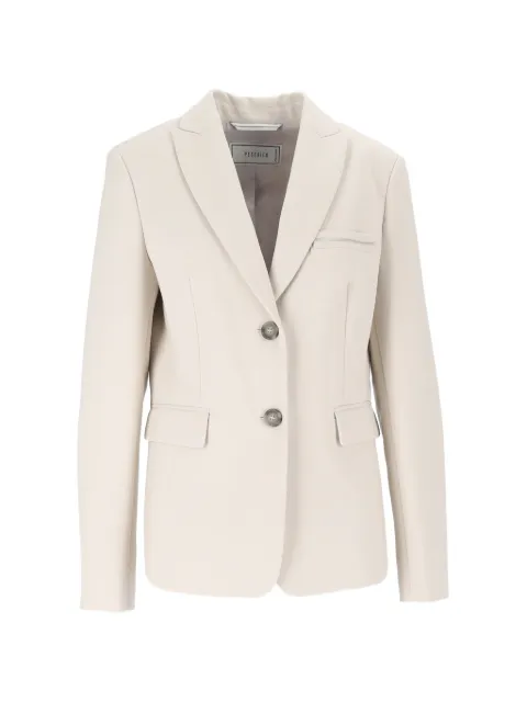 Peserico single-breasted notched-lapels jacket Neutrals A01912D01934