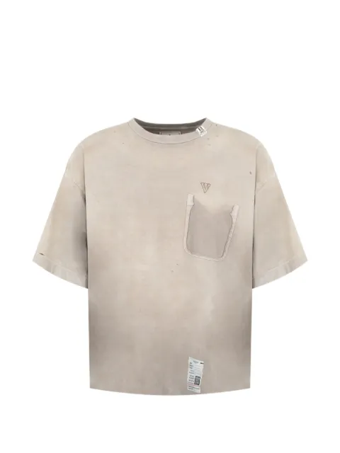Maison MIHARA YASUHIRO sun-faded Like T-shirt Neutrals J17TS792