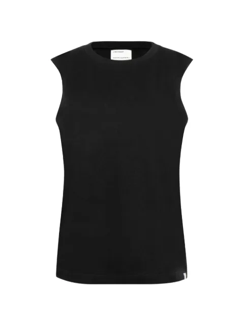 extreme cashmere Muscle sleeveless tank top Black 408