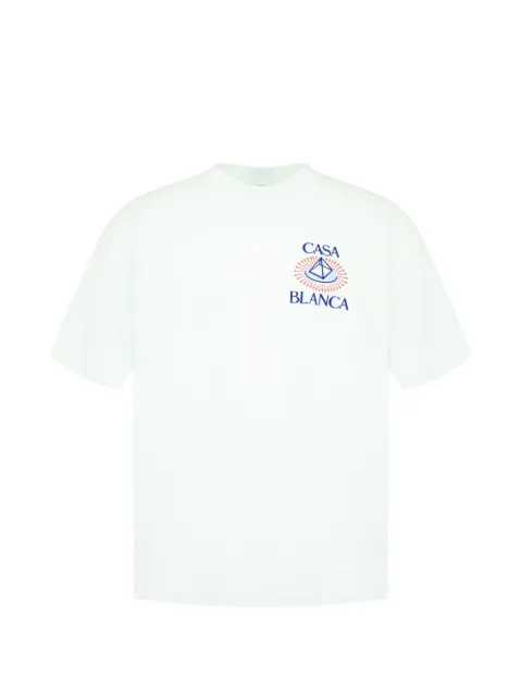 Casablanca logo-print T-shirt White MAW26JTS00109