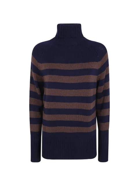 base striped roll-neck knit Blue B85751700