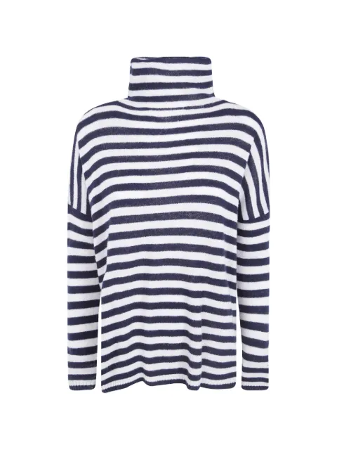 base striped roll-neck sweater Blue B8513602