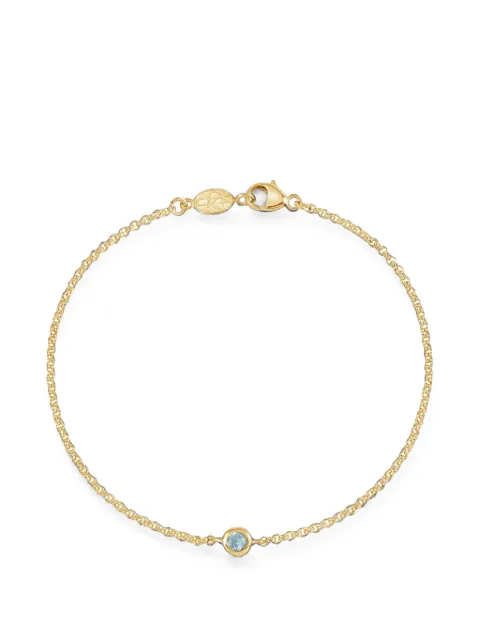 DOWER AND HALL Dewdrop aquamarine chain bracelet Gold TWB3AQUA