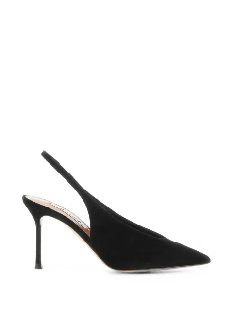 Aquazzura Voltaire slingback pumps Black VTRMIDL0SUEBLACK