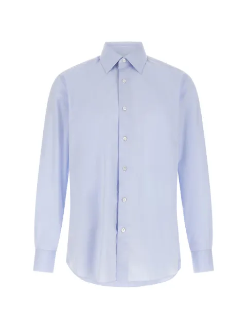 Brioni Clark french-collar shirt Blue RCB40LPC05L4900
