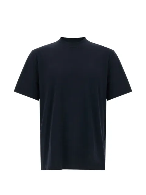 Brioni embroidered-logo T-shirt Blue UJWI0LOE6014100