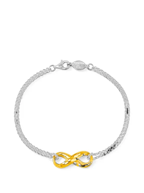 DOWER AND HALL Entwined Infinity bracelet Silver EWB22