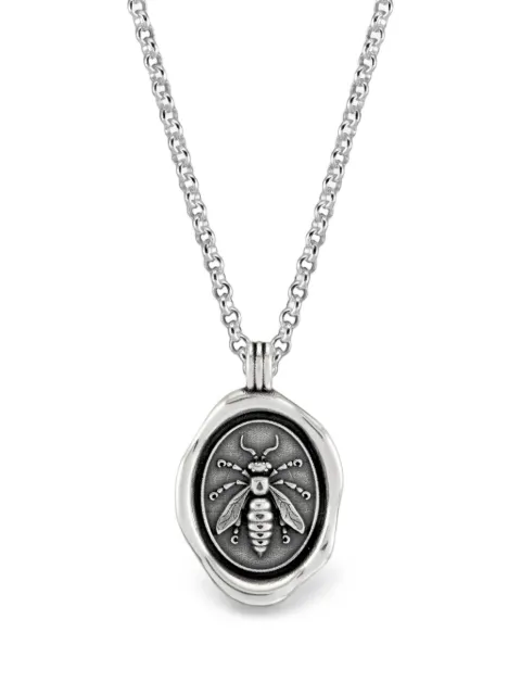 DOWER AND HALL Achievement Wasp Talisman necklace Silver MAWTN