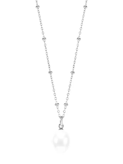 DOWER AND HALL pearl pendant necklace Silver PLP40