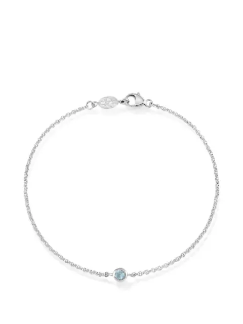 DOWER AND HALL Aquamarine Dewdrop chain bracelet Silver TWB3AQUA