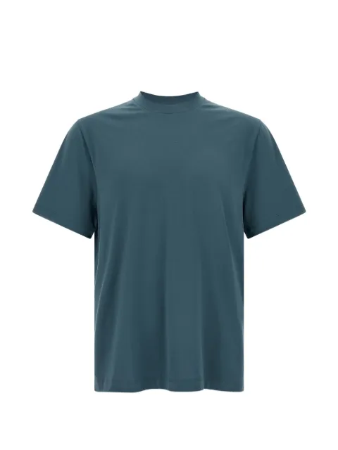 Brioni logo-embroidered T-shirt Blue UJWI0LOE6014444