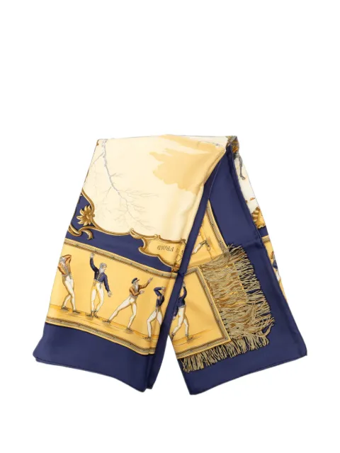 Hermès Pre-Owned 2000-2020 Les Plaisirs du Froid Silk Scarf 90 scarves Multicolour BZWSWTJNUTZCPWNB