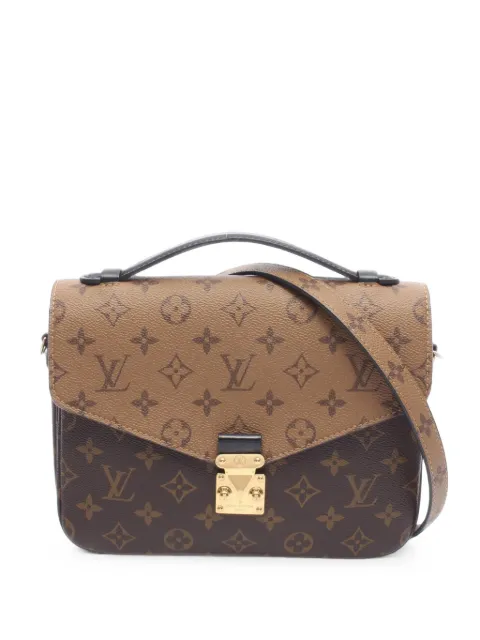 Louis Vuitton Pre-Owned 2021-2026 Monogram Reverse Pochette Metis satchel Brown VC1P42B5BHD83HJZ