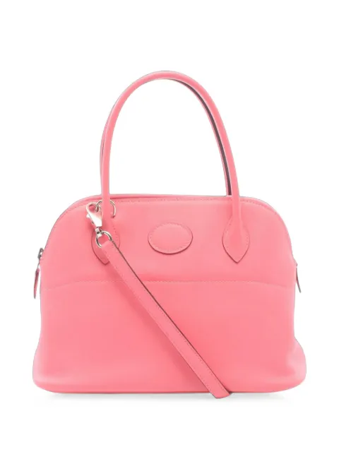 Hermès Pre-Owned 2017 Swift Bolide 27 satchel Pink KYPJ2B3110QU89O6