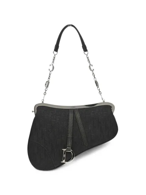 Christian Dior Pre-Owned 2003 Trotter Saddle shoulder bag Black 197890