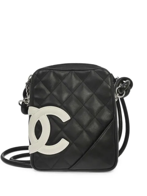 CHANEL Pre-Owned 2003-2004 Cambon Ligne shoulder bag Black 188724