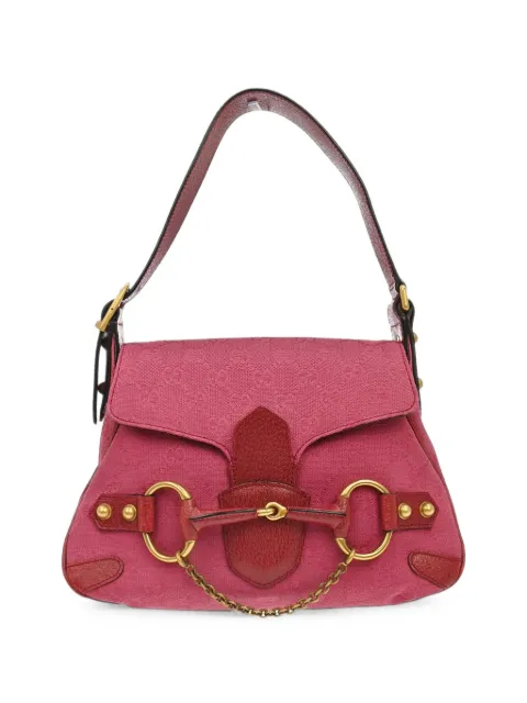 Gucci Pre-Owned 1990-2000s Horsebit GG handbag Pink 168324