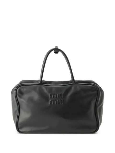 Miu Miu Pre-Owned 2010-2026 Large Soft Calf Softy Beau Top Handle Bag satchel Black Y2VZTCHZEV7VPQQL
