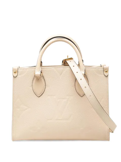 Louis Vuitton Pre-Owned 2021-2026 Monogram Empreinte Onthego PM satchel Neutrals B5JCL79IV6UQ2JER