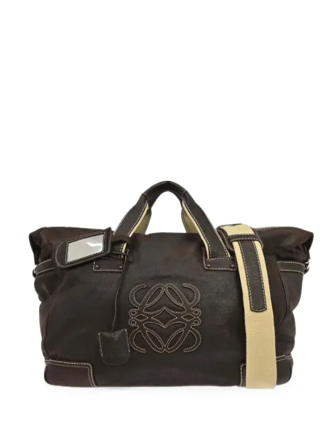 Loewe Pre-Owned 2008 Anagram tote bag Brown 179210