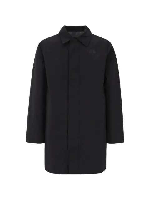 The North Face logo-embroidered concealed-fastening coat Black NF0A8J6BJK31