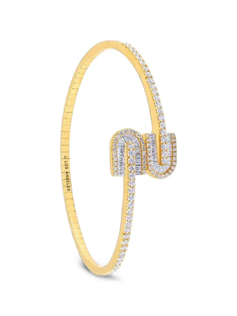U LOS ANGELES U Duo diamond bangle Gold 186537