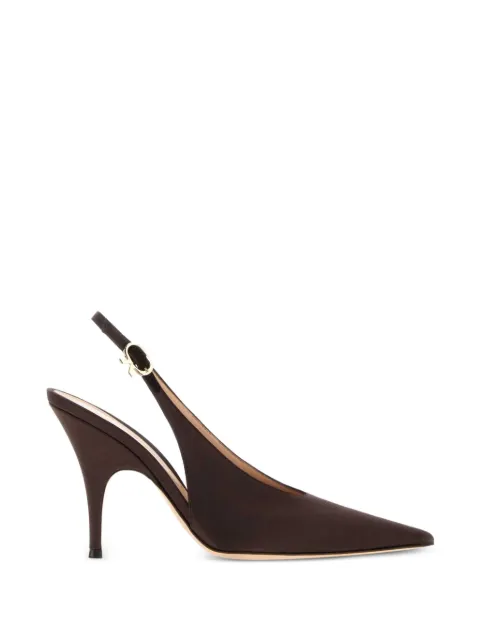 Gianvito Rossi Sofia slingback pumps Brown G9560595RICCH4