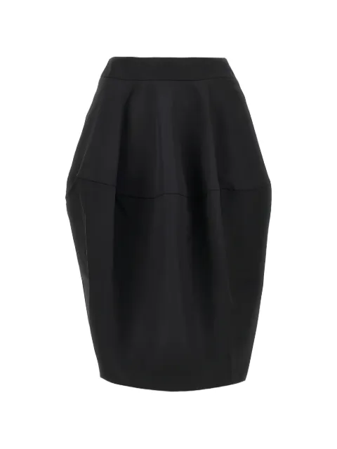 Jacquemus The Ovalo skirt Black SKW00683AW00637