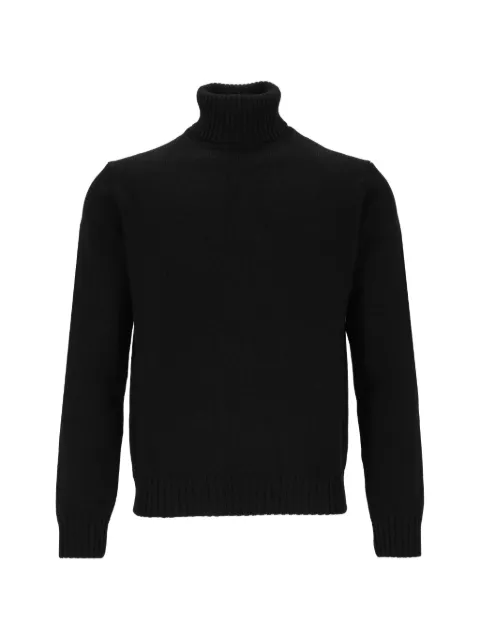 Al Duca D’Aosta 1902 roll-neck wool sweater Black HI121D