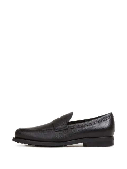 Tod's Gommino pebbled-leather loafers Black XXM0ZF0Q920S5P