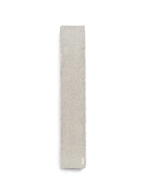 Himalaya Clothing fringed cashmere scarf Grey 247024080