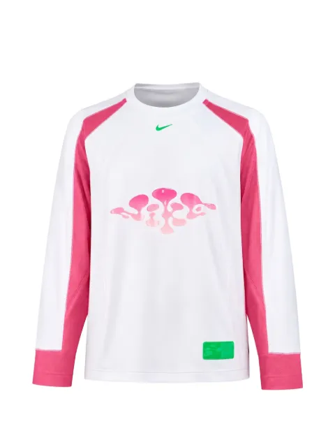Nike mesh-panelled T-shirt White HV9564
