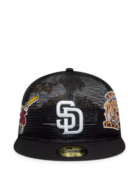 NEW ERA CAP 59Fifty logo-patch mesh cap Black 60667367