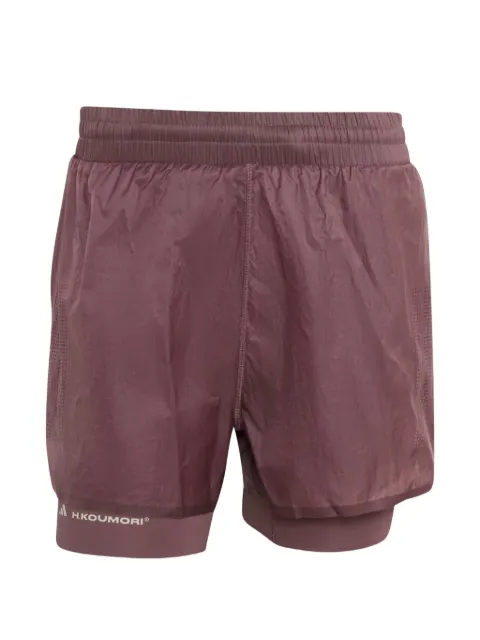 adidas running 2-in-1 shorts Purple KB8431
