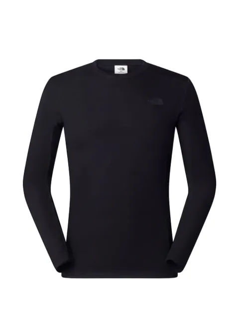 The North Face logo-print long-sleeve T-shirt Black NF0A8E1F