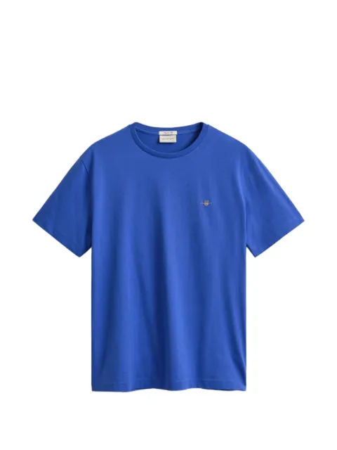 Gant Shield logo-embroidered T-shirt Blue 2003184