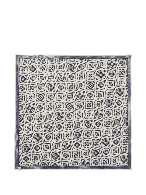 Himalaya Clothing kaleidoscope-print square scarf Blue 308009940